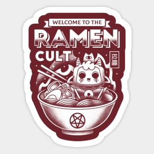 Lamb Ramen Cult Sticker